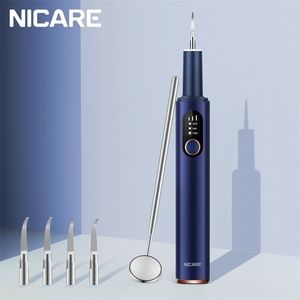 Nicare Ultrasonic Dental Washers USB REPORANCE RECHARGÉE SONIC TARTAR CALCULS REPLAVEMENT BLANGINGE COLLET 220727