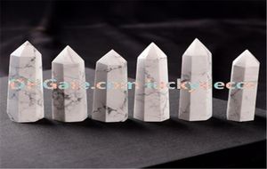 Nice 65cm85cm blanc naturel blanc poli turquoise prisme marbre marbre hurlite cristal obélisque quartz ponctual spécimen guérison pierre hi5929257