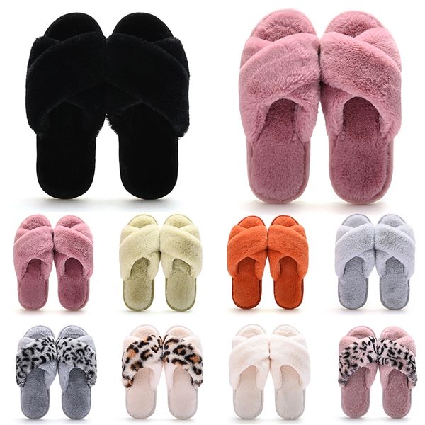 Bonitas zapatillas clásicas de invierno para interiores para mujer, toboganes de piel para nieve, casa para niñas al aire libre, zapatillas peludas para mujer, plataformas planas, zapatos suaves y cómodos, zapatillas de deporte 36-41