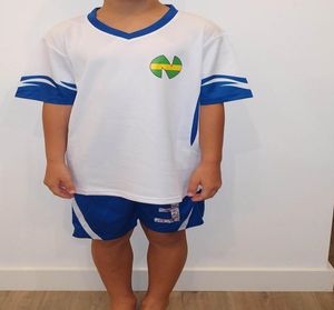 Bonito regalo personalizado Niños hombres tamaño asiático Camisetas Capitán Oliver Atom Tsubasa JerseysATOM france ATTON Maillot de Foot Enfant hombres t4155912