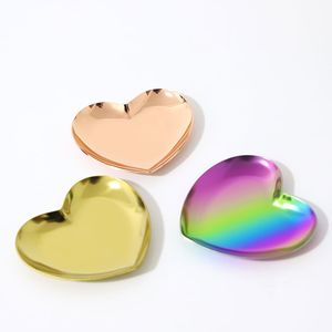 Nice Heart Shape Mini Portable Herb Grinder Pipe à fumer Handroller Plate Rolling Storage Tray Conception innovante Machine-outil de haute qualité