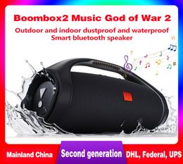 Nice Sound Boombox2 Bluetooth haut-parleur stéré 3D Hifi Subwoofer Hands Outdoor portable stéréo Subwoofers avec Retail Box Office3700170