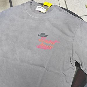 Mooi gewassen T-shirt heren dames mooie kwaliteit 2024ss zomerstijl T-shirts