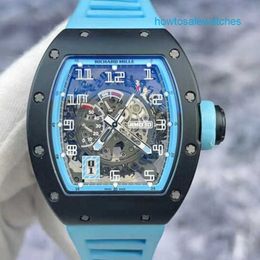 Bonitos relojes de pulsera Reloj de pulsera unisex Reloj RM RM030 Argentina Limited 30 Material de carbono 42 * 50 mm Fecha Almacenamiento móvil 17