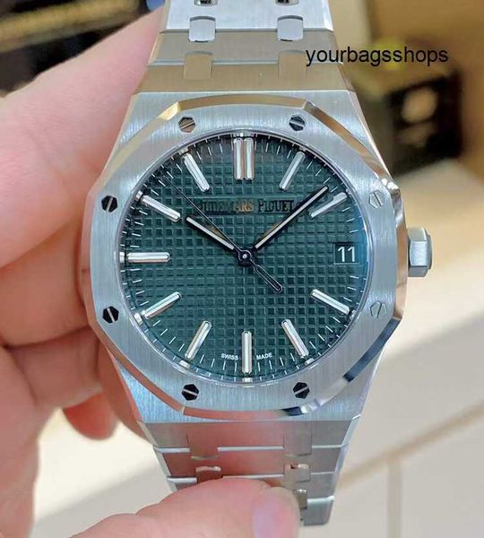 Bonito reloj de pulsera AP Watch Royal Oak Series 15510ST.OO.1320ST.09 Placa gris Reloj deportivo de negocios de moda para hombre