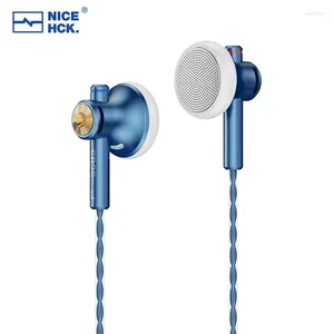 NiceHCK EB2S PRO 3.5/4.4mm prise Microphone tête plate écouteurs HIFI filaire écouteur 15.4mm LCP diaphragme dynamique musique Vocal casque