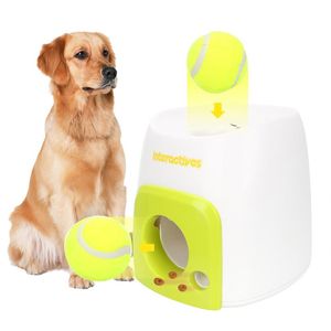 NICEYARD Pet Ball Throw Device Émission avec balle Interactive Fetch Ball Tennis Launcher Lancer Machine Dog Pet Toys Y2003302071