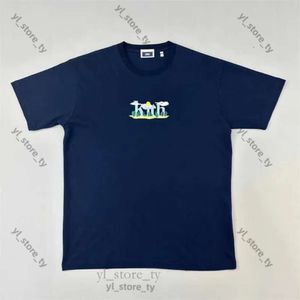 Niche mode kith t-shirt lettre de marque lâche oversize t-shirt décontracté de l'été