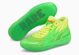 Nickelodeon MB.02 Slime Rick Morty Kids Hommes Femmes Basketball Chaussures à vendre 377584-01 Sneakers Sport Shoe Trainner Sneakers US4.5-US12