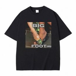 Nicki Minaj Big Foot Album T-shirt Fi Hip Hop Style T-shirts Homme Casual T-shirt surdimensionné Unisexe Vintage manches courtes N7sm #
