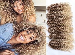 Nico Hair Malibob 3 paquets Kanekalon Extensions de cheveux synthétiques en vrac 8 pouces Mali Bob Afro bouclés Crochet tresses6124340