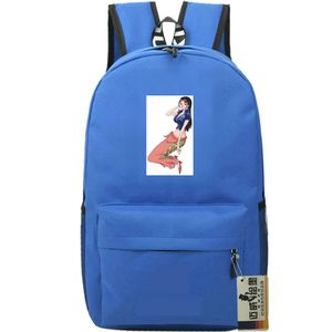 Nico Robin rugzak One Piece dagrugzak Miss Allsunday schooltas Cartoon Print rugzak Sport schooltas Outdoor dagrugzak