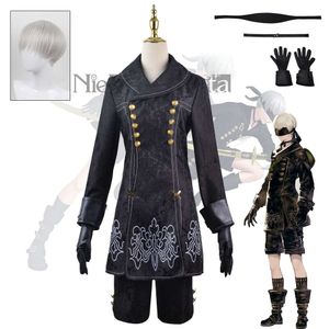 Nier Automata Cosplay Costume Yorha 9s No.9 Type S Outfit Games Suit Men Role Play Costumes Halloween Party Fancy