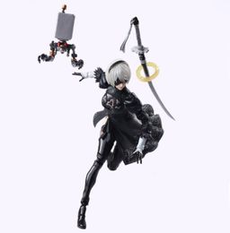 Nier Automata Yorha No 2 Type B 2B Action de combat Figure PVC COLLECTION DE TOYS COLLECTION DULLE MODÈLE DE CARTON ANIM