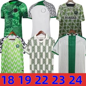 Nigéria 2023 2024 Jerseys de football Femmes 18 19 22 23 24 Champe de football nigériane Mens Okocha Kanu Babayaro Uche West Training Suit 94 96 98 Uniform 1994 1996 1998 Retro