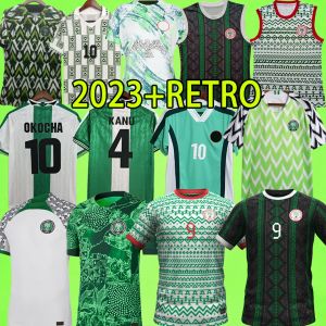 Nigeria 2024 Maillots de football 18 19 22 23 24 Maillot de football nigérian OKOCHA Gilet BABAYARO Fans Player Version 2018 Combinaison d'entraînement 94 96 98 Uniforme 1994 1996 1998 RETRO 2023