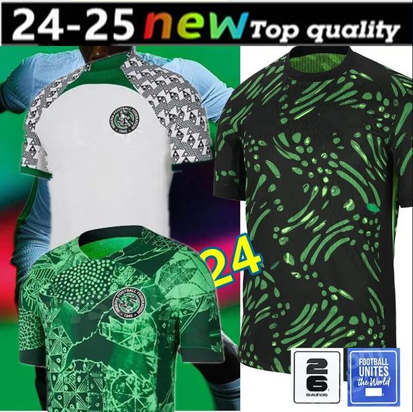 Nigeria 2024 Jerseys de football OSIMHEN 18 19 22 23 24 Chemise de football OKOCHA SIMON LOOKMAN IHEANACHO Fans Player Version 94 96 98 Uniforme d'entraînement 1994 1996 1998 RETRO6