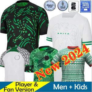 Nigeria 2024 Okocha Soccer Jerseys Nigérian 23 24 Chemise de football Hommes Enfants OKOCHA KANU IGHALO UCHE WEST IHEANACHO OSIMHEN VINTAGE uniforme RETRO 1994 1996 1998 S-4XL