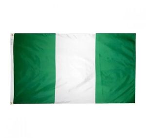 Bandera de Nigeria, 3x5 pies, 150x90cm, impresión de poliéster, bandera nacional, equipo de Club, deportes, interior y exterior con 2 ojales de latón 5180375