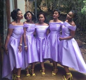 Nigeria Zuid-Afrikaanse Bruidsmeisjes Jurken Zomer Land Tuin Formele Bruiloft Party Guest Maid of Honour Gowns Plus Size Custom Made