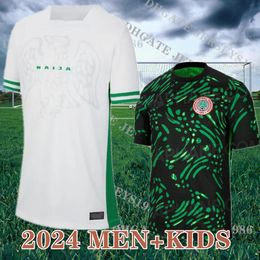 Nigerias Voetbalshirt 2024 Nieuw 2025 Team 24 25 Voetbalshirt Heren Thuis Uit Heren Uniform Groen WK 2026 Regenwoud NDIDI T.MOFFI LOOKMAN CHUKWUEZE