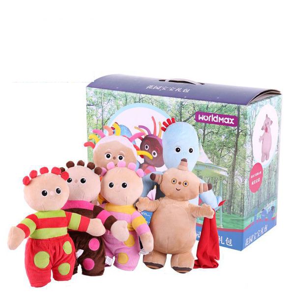 Jouet en peluche de dessin animé de jardin de nuit, poupées de literie, jouets d'accompagnement pour enfants, cadeau de nouvel an, Maka, Paka, Igel, Piggy