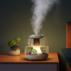 Veilleuse humidificateur LED lumières colorées petite chambre bureau bureau ménage grande capacité muet humidificateur d'air atomisé