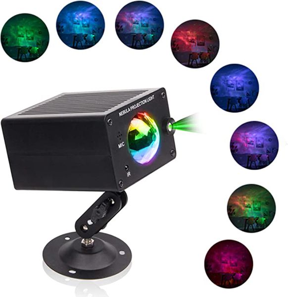 Starry Sky Night Light Projector LED Laser Star Projector RGB Galaxy Light Projector Doux Amosphère Lumière Décor À La Maison Éclairage Pour Bébé Adulte