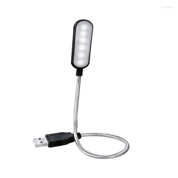 Luces nocturnas 1,2 W Mini portátiles portátiles USB LED lámpara de mesa de escritorio para banco de energía Camping PC libro iluminación