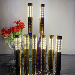 Lumières de nuit 1pcs LED Stroboscope Champagne Service de bouteille de vin Sparkler pour VIP Discothèque KTV Bar Flash Sticks