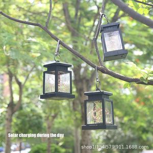 Veilleuses 2022 Solaire Paysage Maison Cour Suspendue Arbre Led Décoration De Jardin Extérieur Lampe Lune GL15