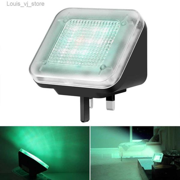 Luces nocturnas 2W TV Emulador Antirrobo Herramientas de seguridad para el hogar Disuasión USB / Enchufe de la UE Simulador alimentado Temporizador incorporado y sensor de luz Luz LED YQ231127