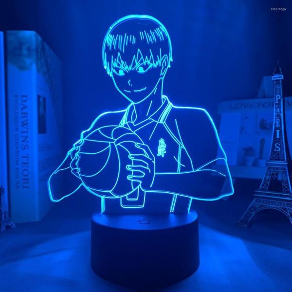 Lumières nocturnes 3d anime haikyu LED Light Tobio Kageyama lampe pour la chambre décor de nuit