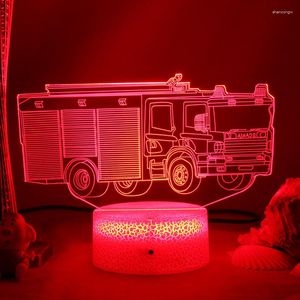 Night Lights 3d Illusion Lamp Sports Car Nightlight For Child Bedroom Decor Color Changing Atmosphere Event Prize Led Light Supercar