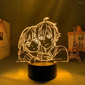 Nachtlichten 3D LED LICHT ANIME HORI SAN TO MIYAMURA KUN VOOR SLAAPKAMER DECOR KIDS CRADEDADGAD Manga Room Bureau Lamp Horimiya