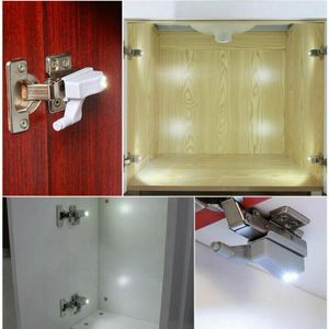 Veilleuses 5/10 pièces charnière lumière LED armoire armoire cuisine porte placard Smart tactile interrupteur capteur lampe