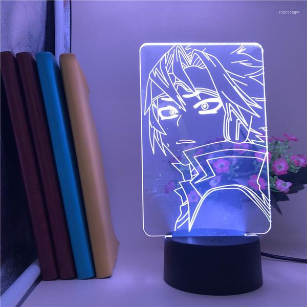 Veilleuses Anime garçon Sakamaki Izayoi Figure décorative 3d lumière LED pour la maison chambre décor USB lampe de Table cadeaux