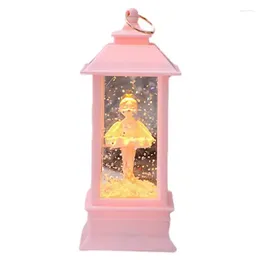 Luces de noche Lámpara de bailarina de ballet Luz para niños con pilas Decoración de habitación portátil Dormitorio