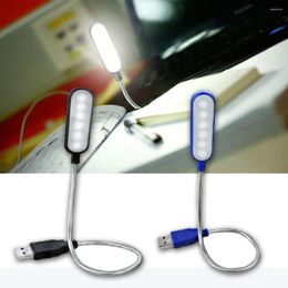 Veilleuses lumineuses universelles pour ordinateur portable, ordinateur portable, étudiant, lampe de lecture USB, lumière LED pour livre