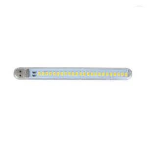 Luces nocturnas para coche, furgoneta, barra de tira Interior, 72 LED, interruptor de encendido/apagado de autobús, 12 voltios