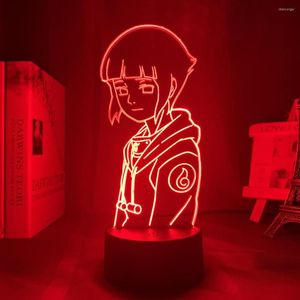 Nachtlichten Chu Tian Side 3d Bedide Lampen USB Mustela Achter Mes Slaapkamer Tafel Licht Manga Anime Gift Touch Touch Home Decor