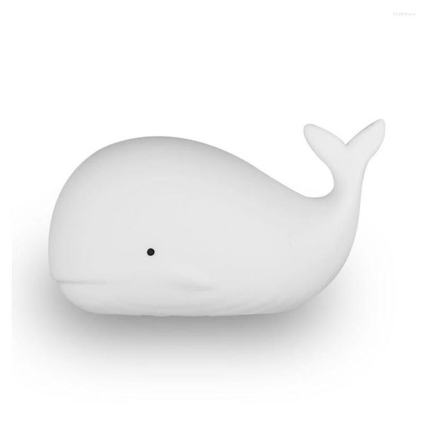 Veilleuses colorées baleine peinture lampe atmosphère petit bureau décoration chambre chambre cadeau pour enfants