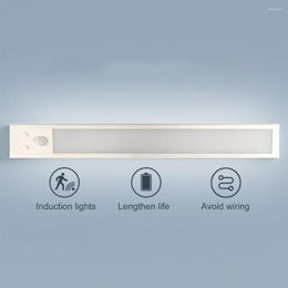 Nachtlichten Handige lamp Punch-Vrije LED LED Human Body Sensor Soft Light gemakkelijk te installeren kledingkast voor slaapkamer