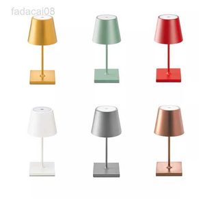 Veilleuses sans fil LED lampe de table simple mini avec batterie rechargeable USB pour restaurant salle à manger salon bar hôtel décor HKD230704