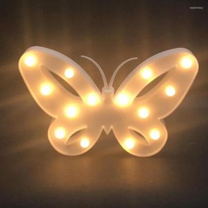 Lumières nocturnes LED 3D Cloud LAMP BATTERIE PLUSEMENT LETTRE BLANC