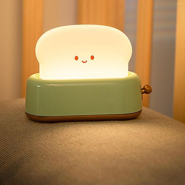 Veilleuses créatives LED rechargeables par USB, veilleuse mignonne pour la décoration de la chambre de la maison, interrupteur de lampe de Table