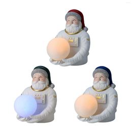 Nachtlichten Creatieve kerstman Claus Licht Figurine Verlichtingstafellamp voor woonkamer huis slaapkamer bed decoratie