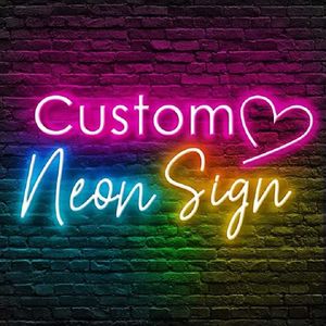 Luces nocturnas personalizadas 12V LED Light Signs Fiesta Boda Tienda Ventana Restaurante Cumpleaños Habitación Decoración Neon Led Sign HKD230704