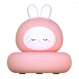 Veilleuses mignonnes pour animaux de compagnie, petit chargeur USB, dessin animé, LED, Protection des yeux douce, lampe de Table, décoration