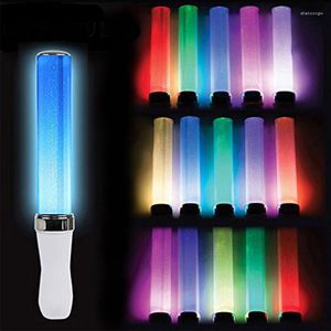 Night Lights Dancing Light 15 Patterns Magical Poi Glow Sticks Alimenté par batterie Rave Prop Concert écologique Party Décoration Led réutilisable